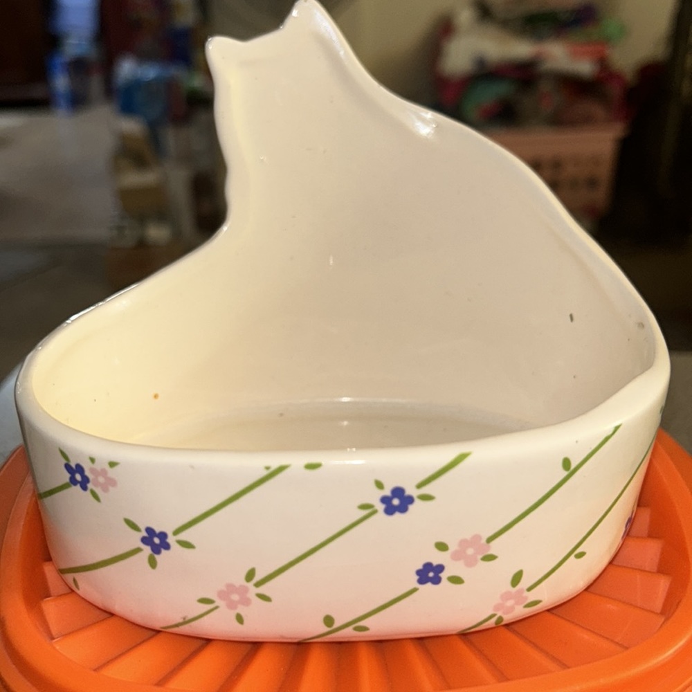 Vintage Andrea West Cat Planter - dated 1982 - Picture 3 of 8
